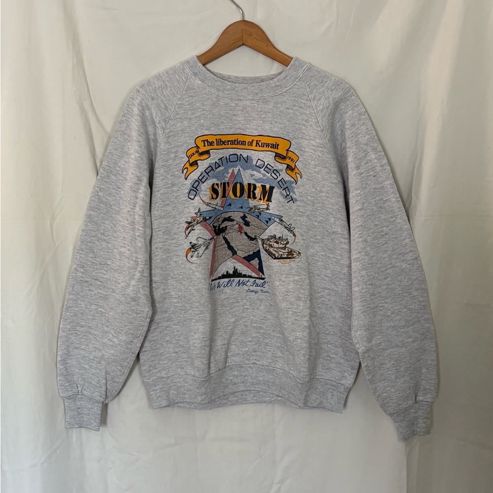 Vintage 90's Operation Desert Storm The Liberation Of Kuwait Size L